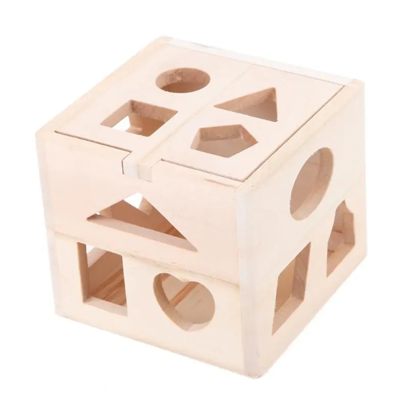 Wooden Shapes Sorting Cube - Image 4