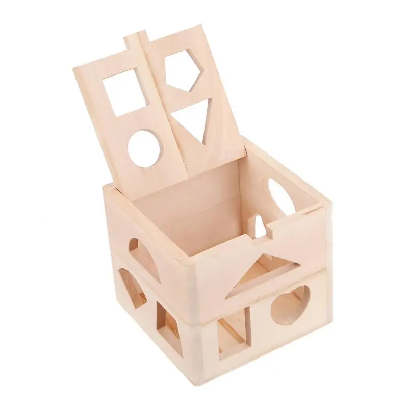 Wooden Shapes Sorting Cube - Image 5