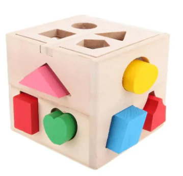 Wooden Shapes Sorting Cube - Image 7