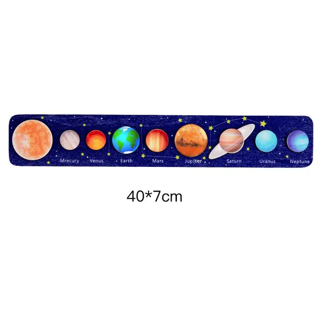 Wooden Space Puzzles for Toddlers - Image 13