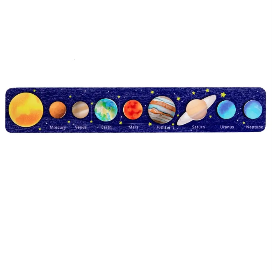 Wooden Space Puzzles for Toddlers - Image 5